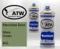 Preview: Mercedes-Benz, Moss Green, 803: 400ml Sprühdose + 400ml Klarlack - Set, von ATW Autoteile West.